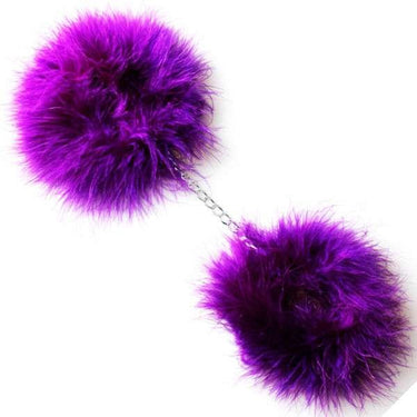 Manette sottili a catena viola con marabù, stimola i tuoi desideri più nascosti